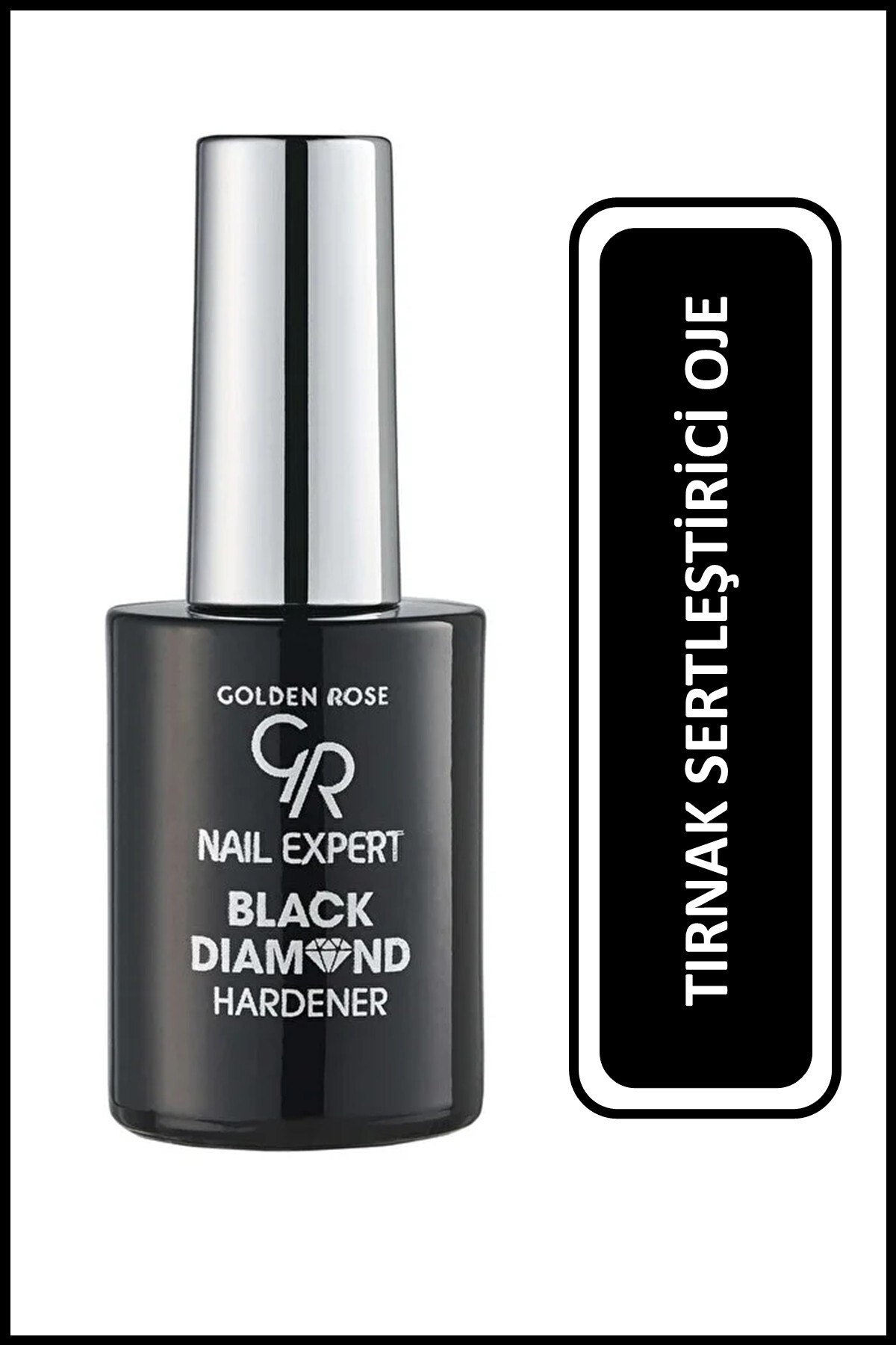 Golden Rose Nail Expert Black Diamond Hardener - Siyah Elmas Tozlu