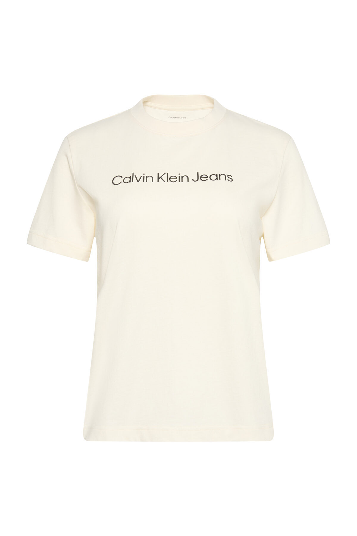 Calvin Klein A- INST LOGO KLASICKÉ TRIČKO S KRÁTKÝM RUKÁVEM