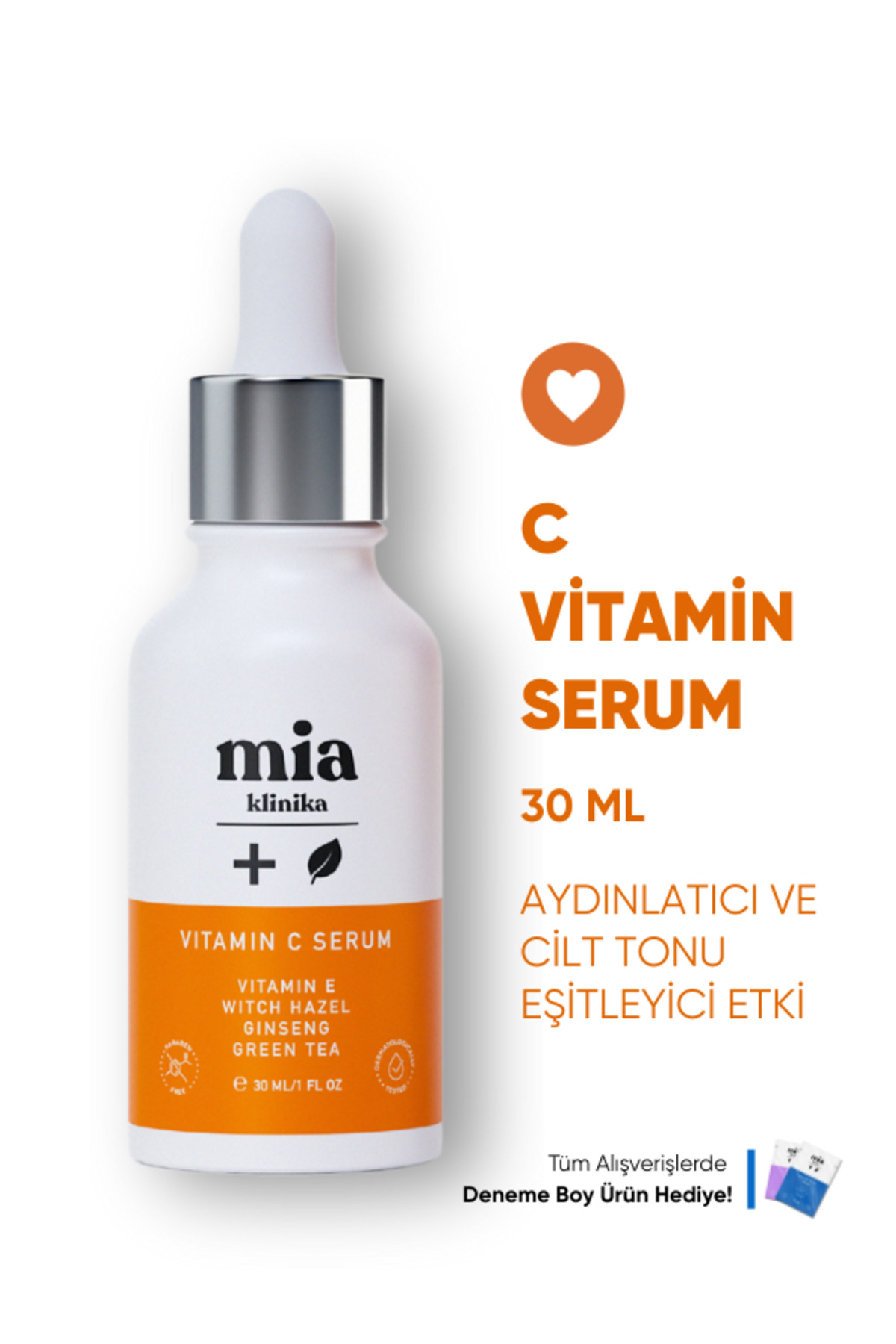Aydınlatıcı C Vitamini Ve Cilt Pürüzsüzleştirici Leke Serum 2'li Set — 4 — تصویر 4 از 5