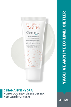 Avene Cleanance Hydra Yıpranmış ve Kurumuş Ciltler için Nemlendirici Krem 40 ml
