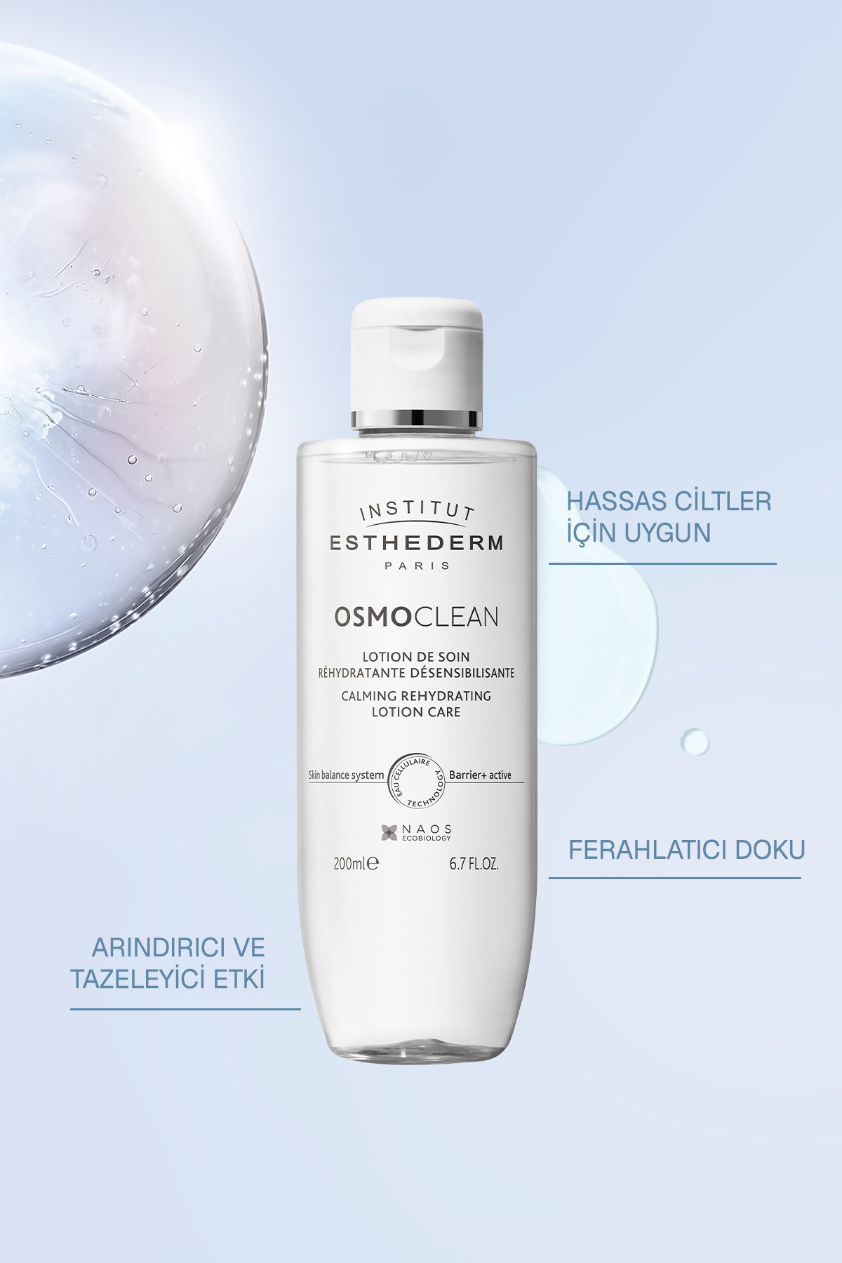 Osmoclean Calming Rehydrating Lotion Care Yatıştırıcı Nem Bariyerini Destekleyen Losyon 200 ml — TYCMQZS7ZN170229920652211 — تصویر 2 از 4