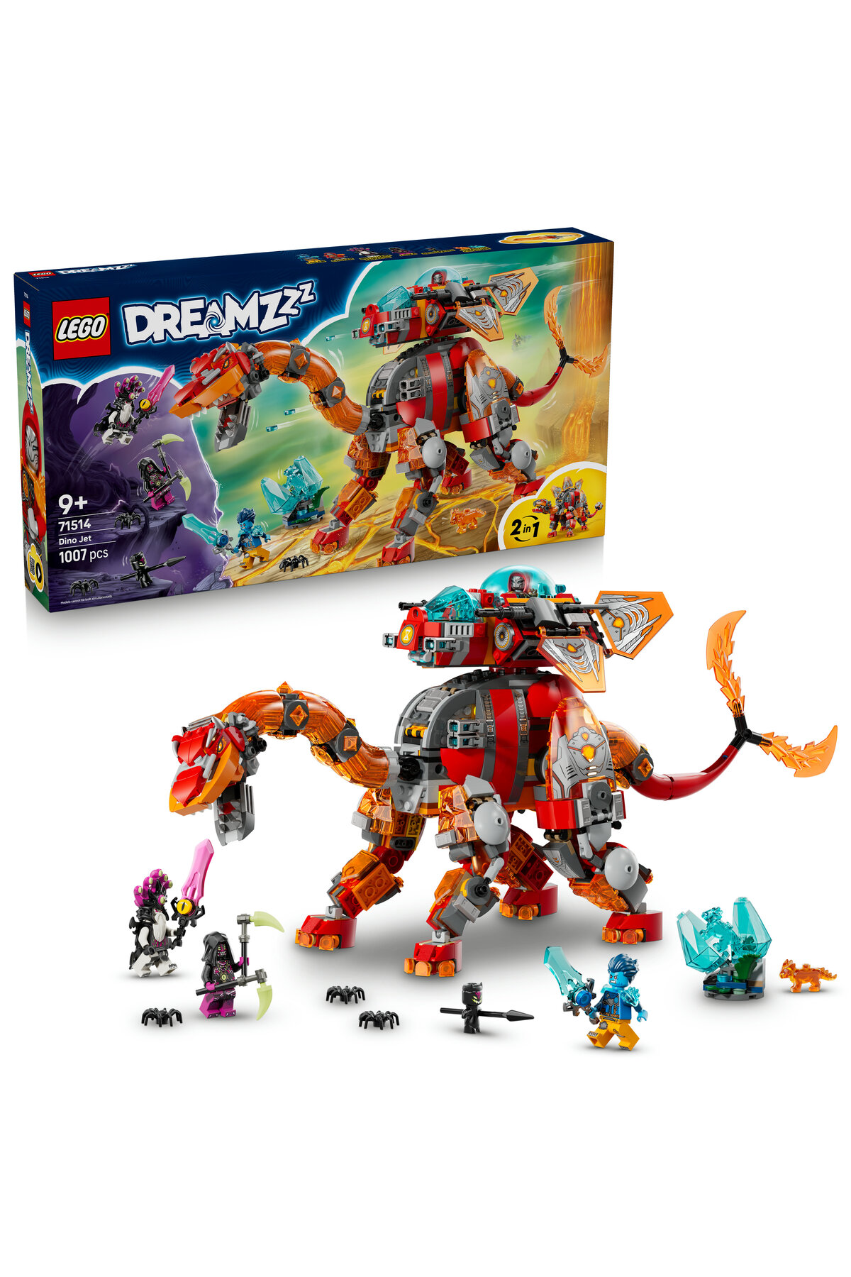 LEGO ® DREAMZzz™ Dinozor Jet 71514 – 9+ Yaratıcı Oyuncak Yapım