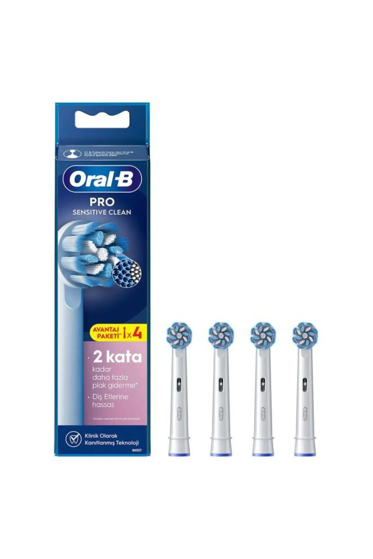 Oral-B Pro Sensitive Clean X-Filament Şarjlı Diş Fırçası Yedek Başlığı 4 Adet