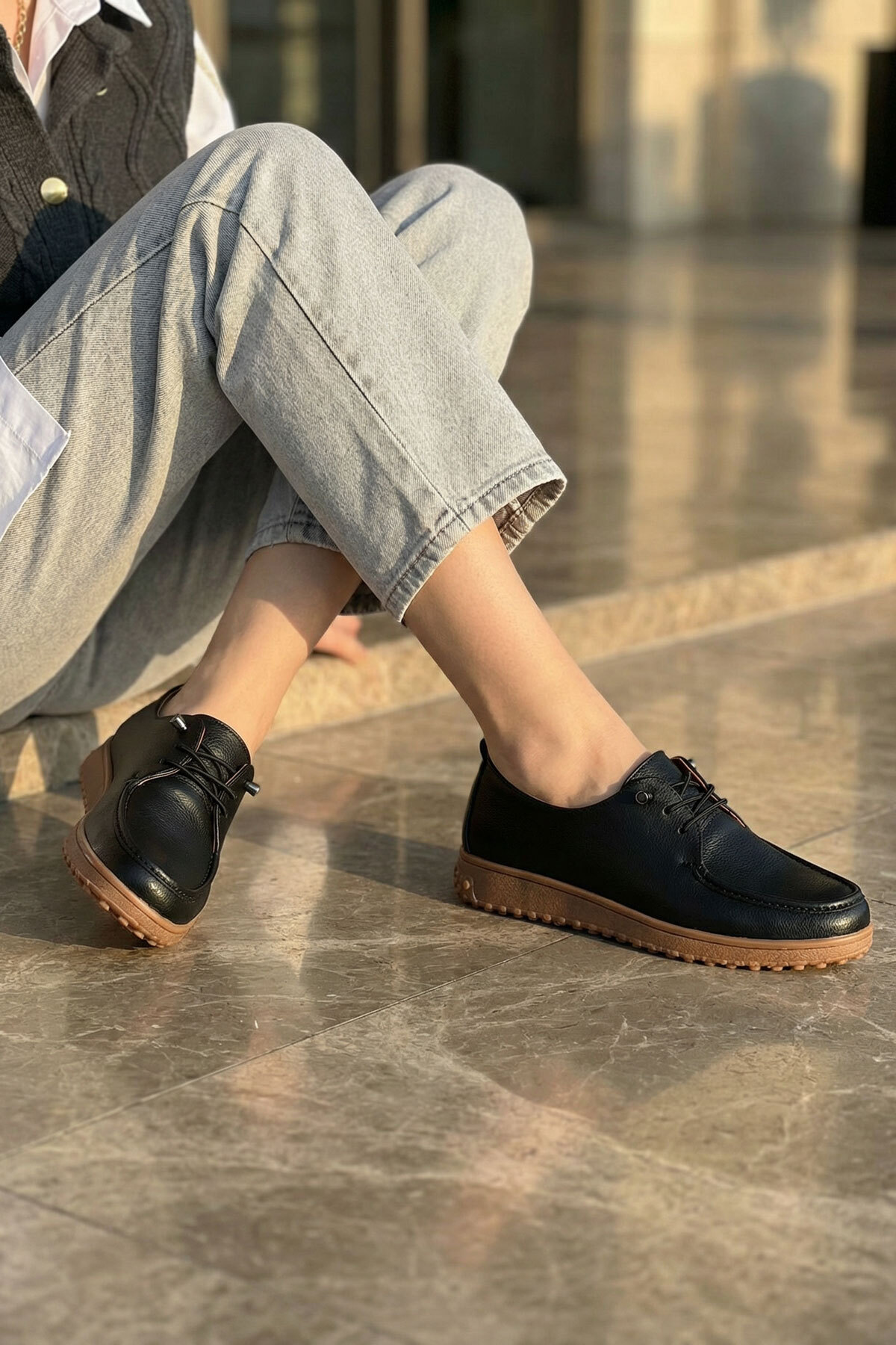 SOHO Siyah Kadın Loafer Ayakkabı 21319 görsel 3