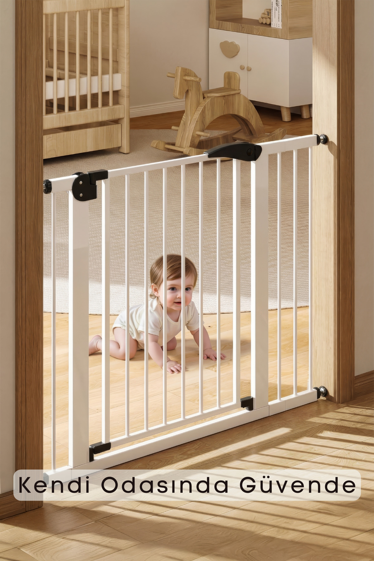 Kiwi Be Safe Bebek Güvenlik Kapısı 75-85 cm Aralığı için Uygun - Çocuk Emniyet Kapısı fotoğrafı 4 (önizleme)
