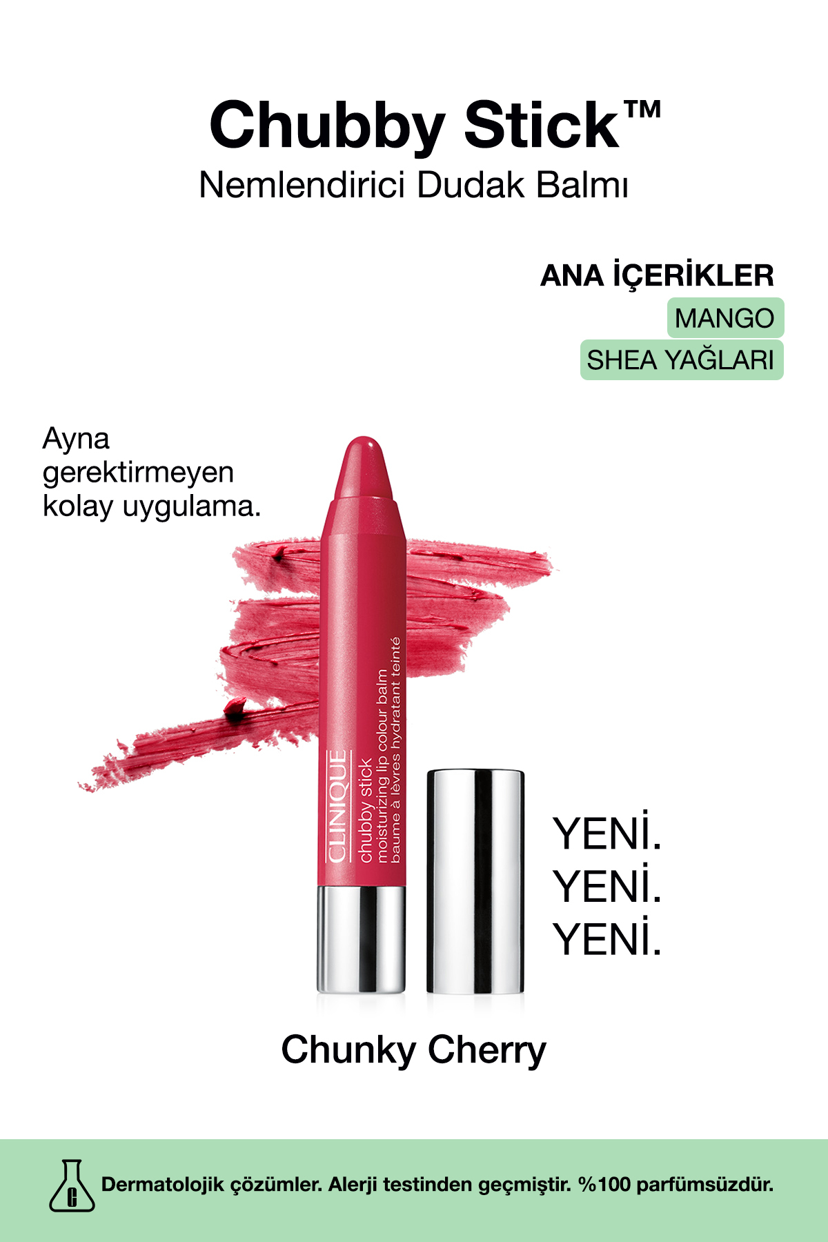 Clinique Chubby Stick™ Nemlendirici Dudak Balmı - Renk: Chunky