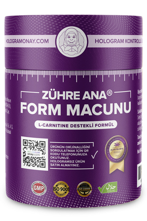 Zühre Ana L-carnitine Destekli Form Macunu Orijinal Hologramlı Ürün