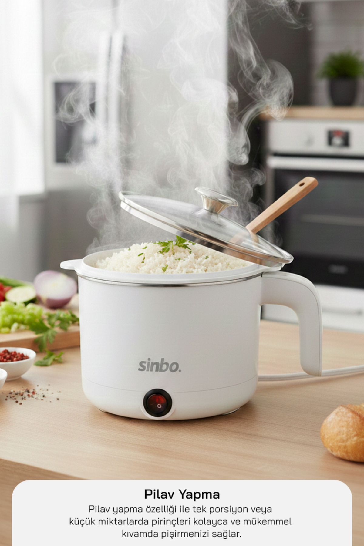 Sinbo Sco-5043 Çok Fonksiyonlu Buharlı Pişirici*12 Adet fotoğrafı 6 (önizleme)