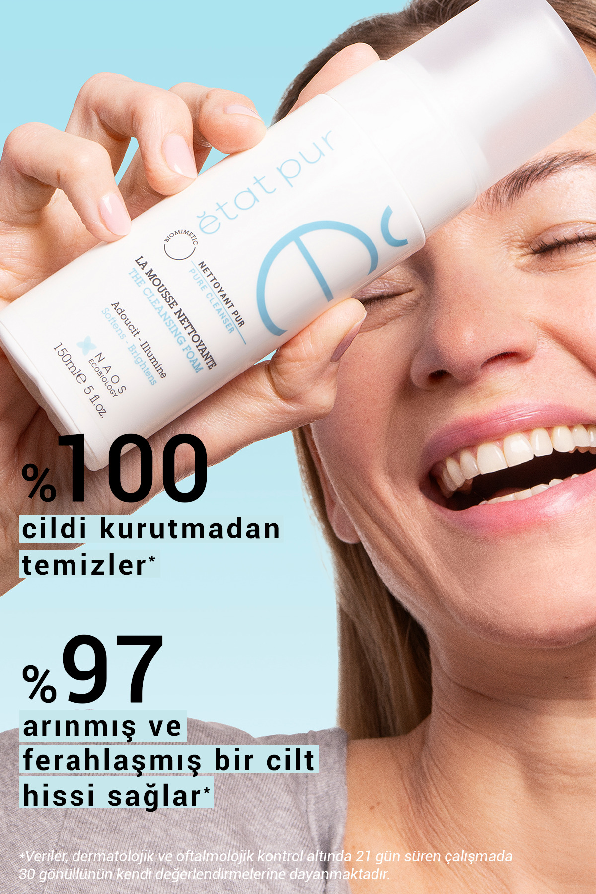 The Cleansing Foam Tüm Ciltler İçin Nazik Arındırıcı ve Yumuşatıcı Yüz Temizleme Köpüğü 150 ML — 3002091456 — تصویر 5 از 9