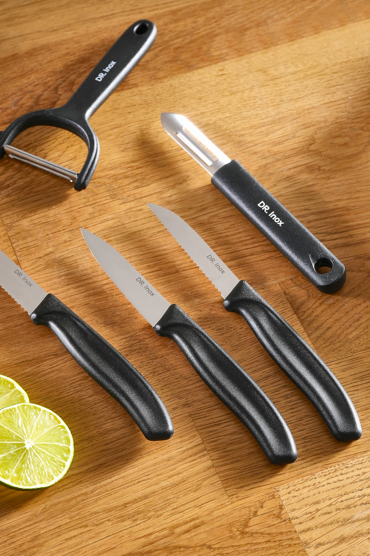 Dr.Inox Forces 5 Parça Bıçak Seti Black