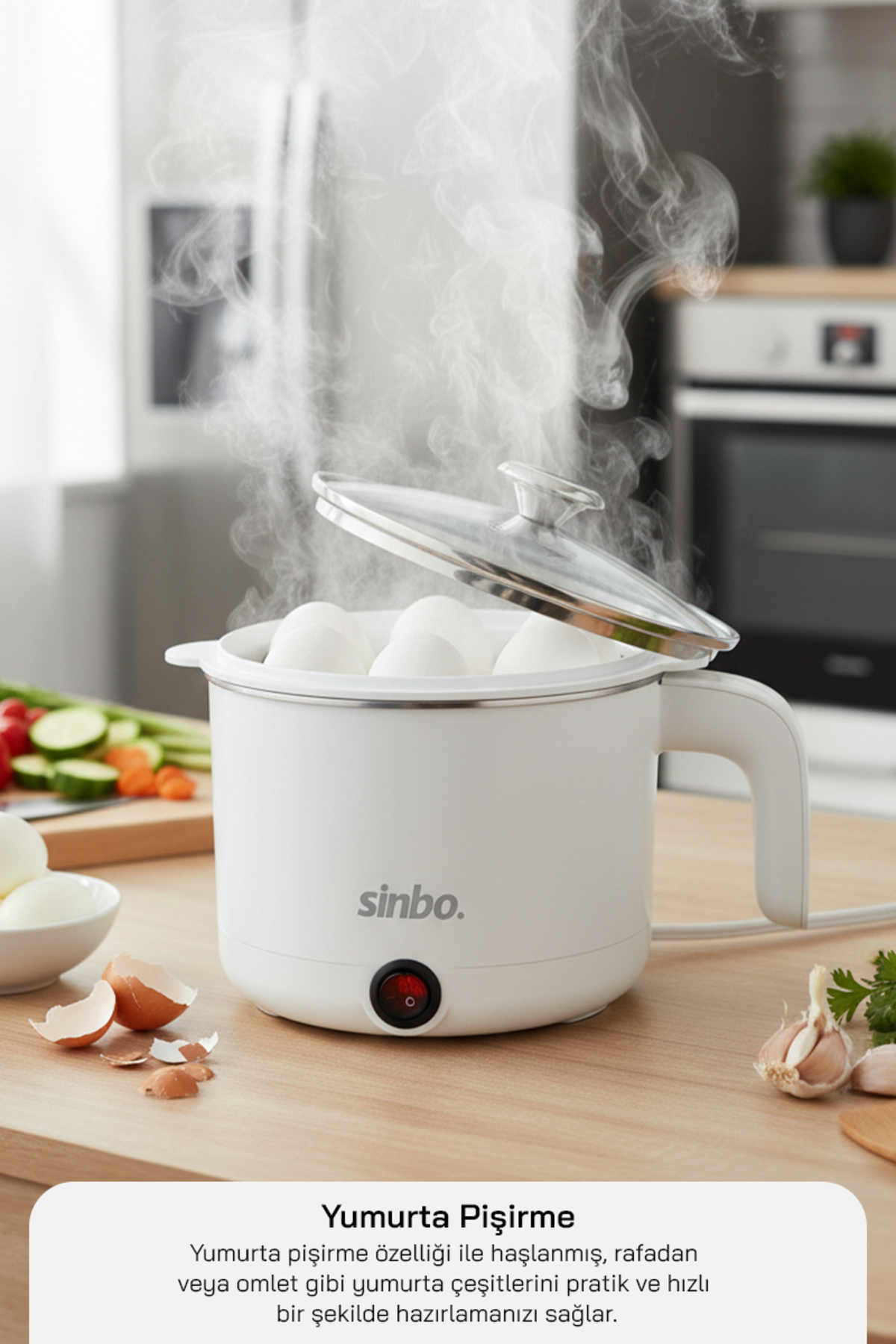 Sinbo Sco-5043 Çok Fonksiyonlu Buharlı Pişirici*12 Adet fotoğrafı 4 (önizleme)