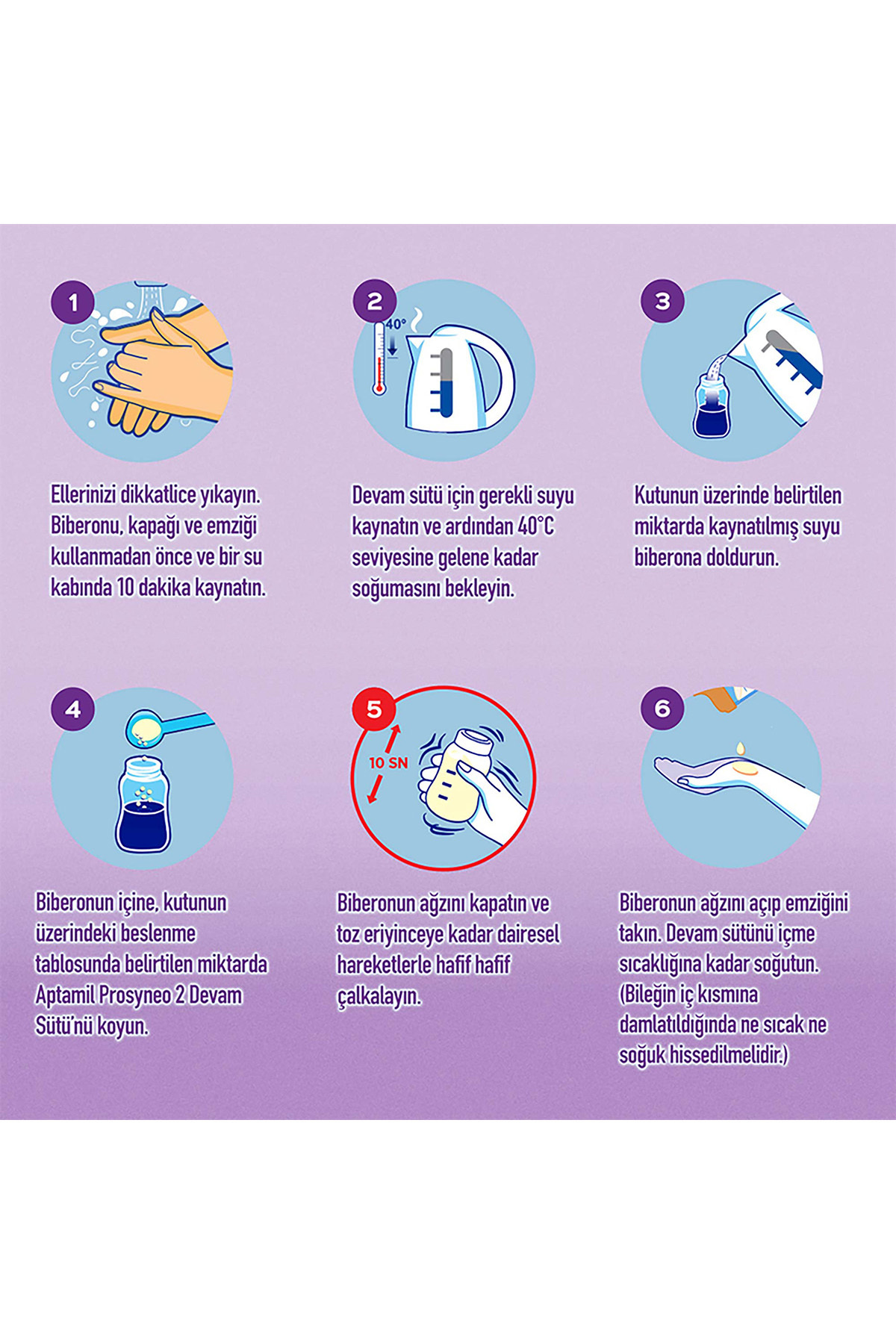 Aptamil Prosyneo 2 Prebiyotikli Probiyotikli Devam Sütü 400G fotoğrafı 5 (önizleme)