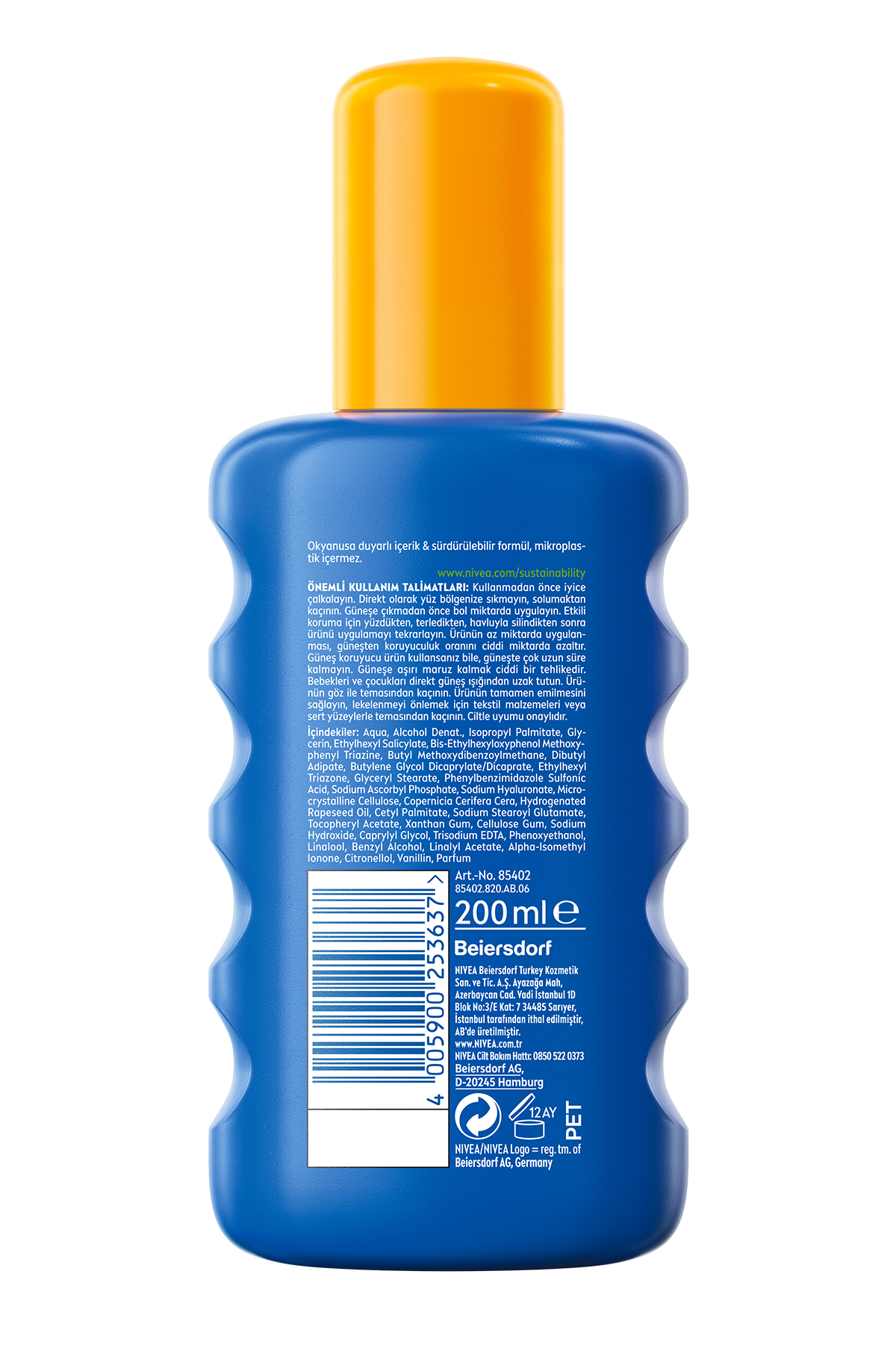 NIVEA SUN SPF30 Güneş Koruyucu ve Nemlendirici Vücut Spreyi 200ml, Suya Dayanıklı, Anında UVA UVB Koruması fotoğrafı 5 (önizleme)