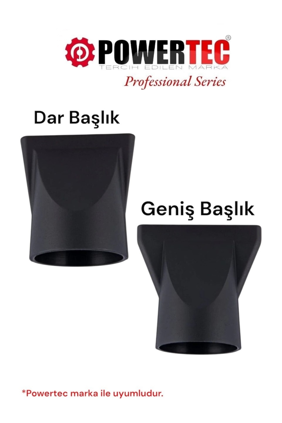2 x Slim+Wide Heads (Suitable for All Powertec Models)