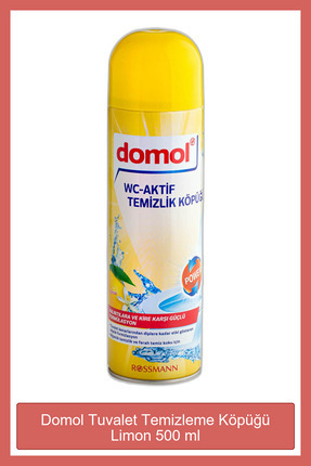 Domol Tuvalet Temizleme Köpüğü Limon 500 ml