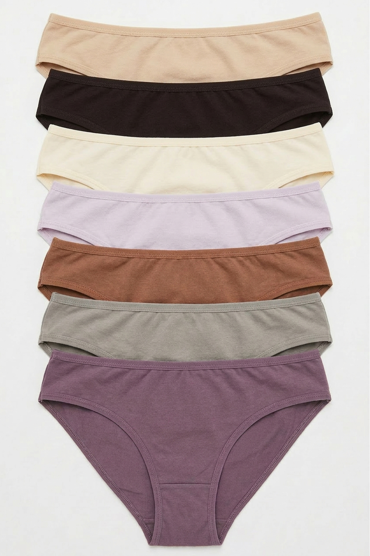 Nicoletta Chiloți de damă, pachet de 7, Lycra, bumbac, nurcă