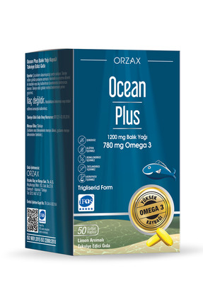Ocean Plus Omega 3 Balık Yağı 1200 MG 50 Kapsül