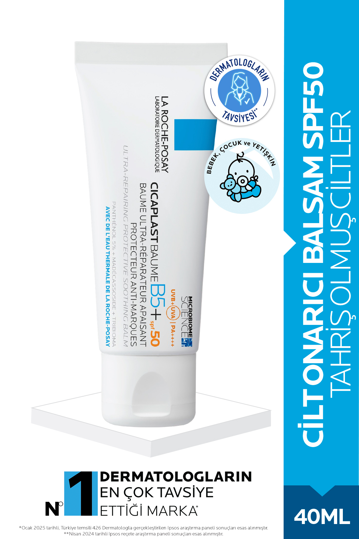 La Roche Posay Cicaplast Baume B5 SPF 50 40 ml Onarıcı Bakım Kremi Fiyatı