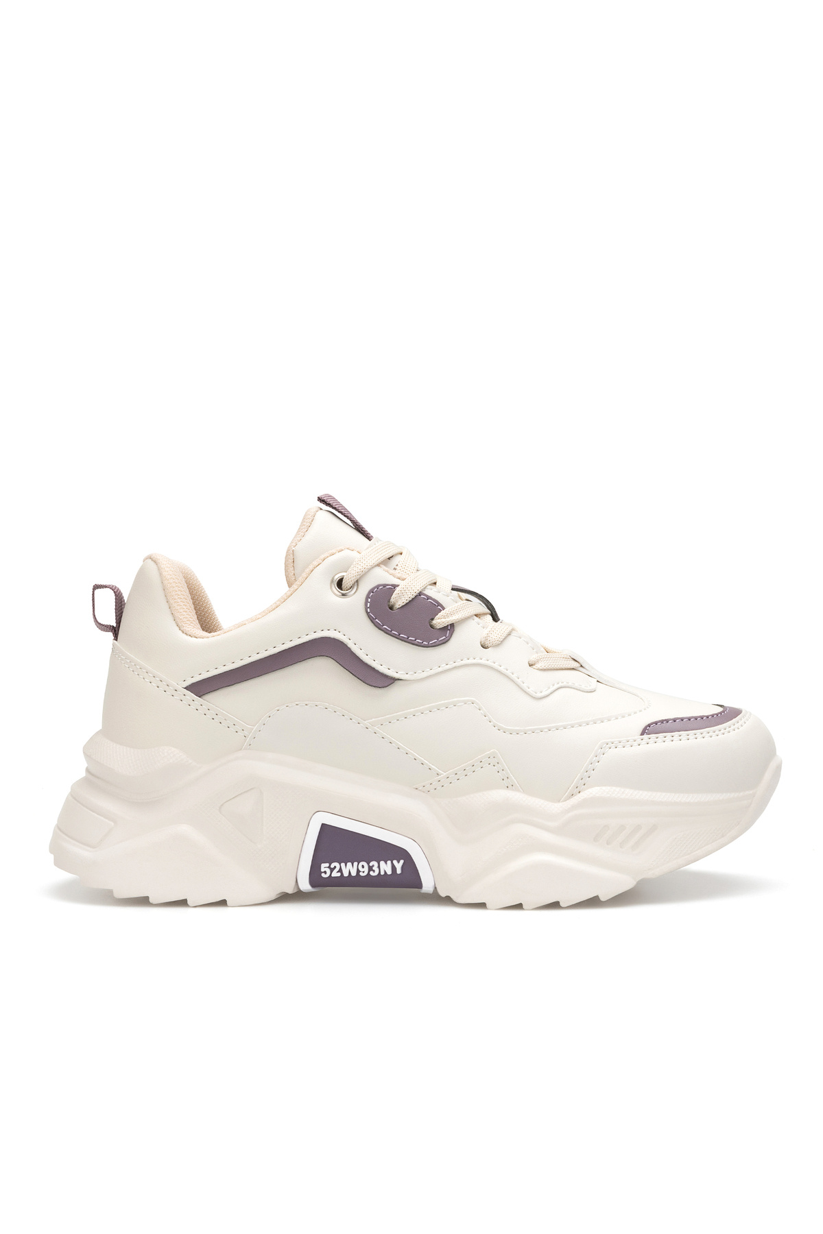 Dark Seer  DS.PMD239K2110 Bej Mor Kadın Sneaker Günlük Spor Ayakkabı - Görsel 16