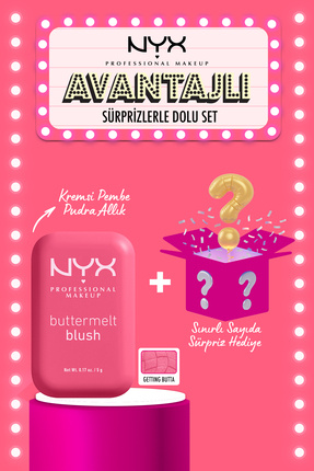 NYX Professional Makeup Buttermelt Blush Kremsi Pudra Allık - 08 Getting Butt...