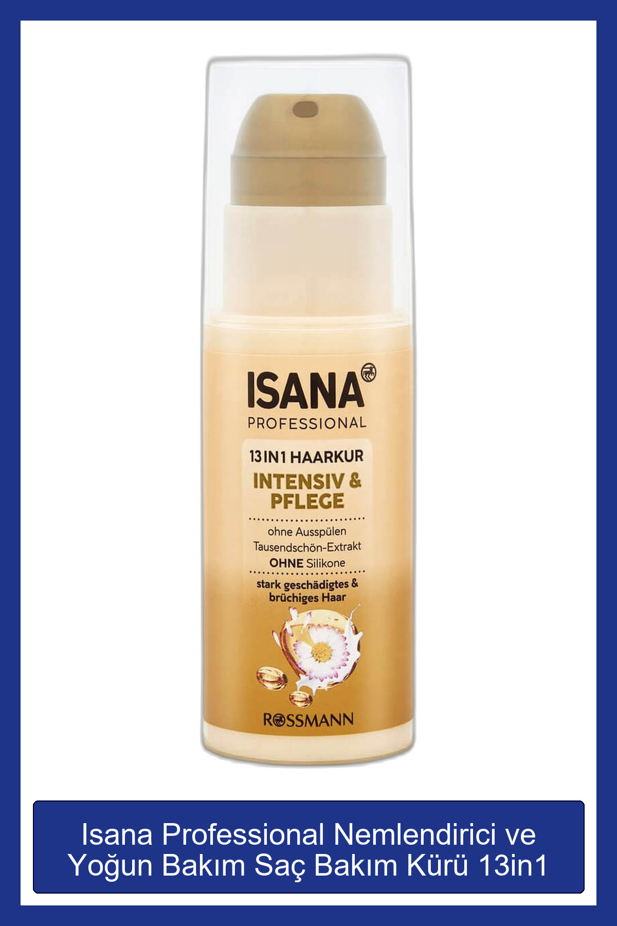 Isana Professional Professional Nemlendirici ve Yoğun Bakım Saç Bakım Kürü 13'ü 1 Arada 100 ml — SR19060062