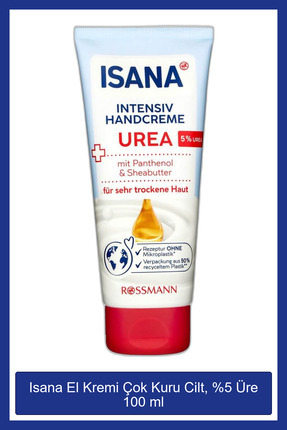 ISANA Çok Kuru Cilt, %5 Üre 100 ml El Kremi