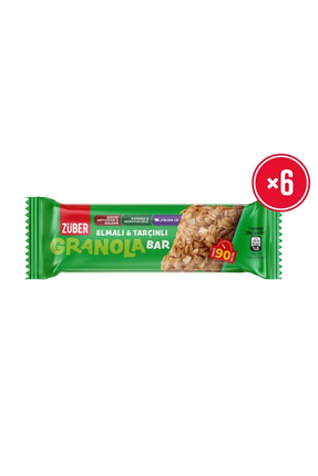 Züber Elmalı & Tarçınlı Granola Bar 25gr X 6 Adet