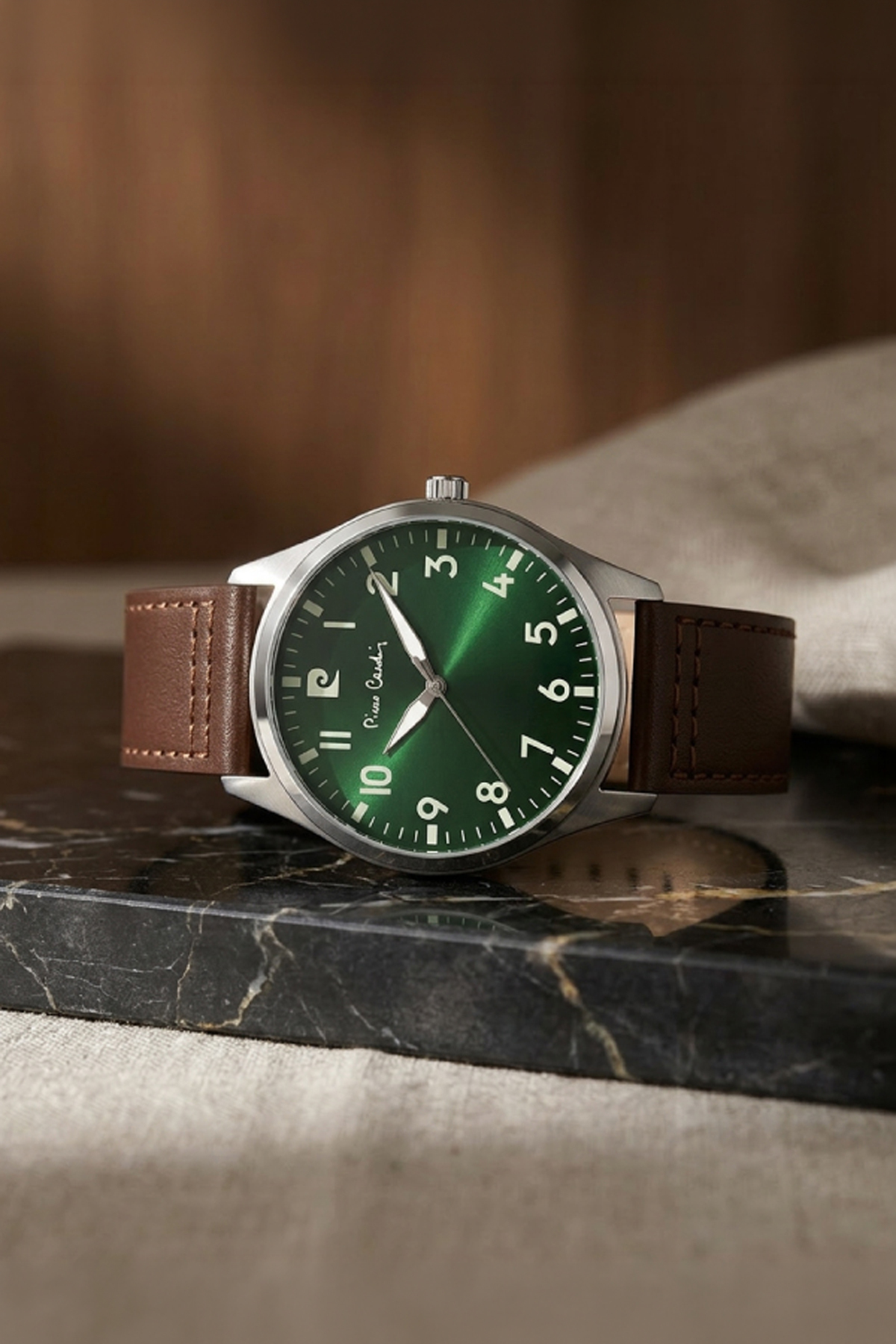 ساعت پیر کاردین مردانه  بورگاندی         | Pierre Cardin 800601F13 CN - تصویر 5