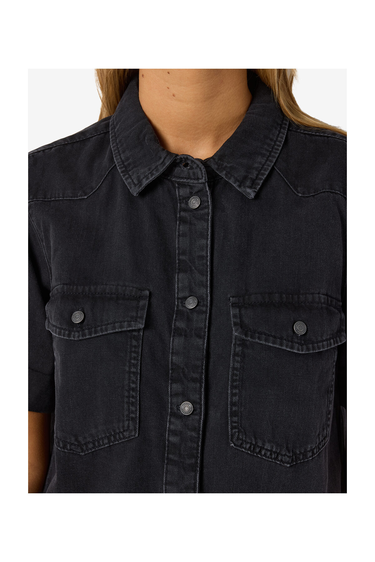 Noisy May NMNEW SIGNE S/S DENIMOWA SUKIENKA WG001BL NOOS