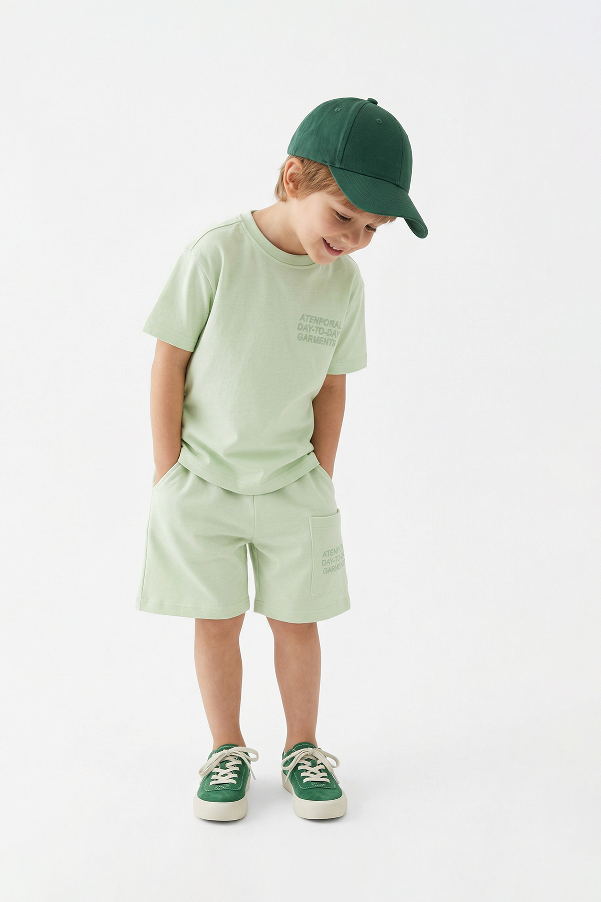 Trendyolmilla  Mint Erkek Çocuk Düz Örme Alt - Üst Takım TKDSS26AU00100