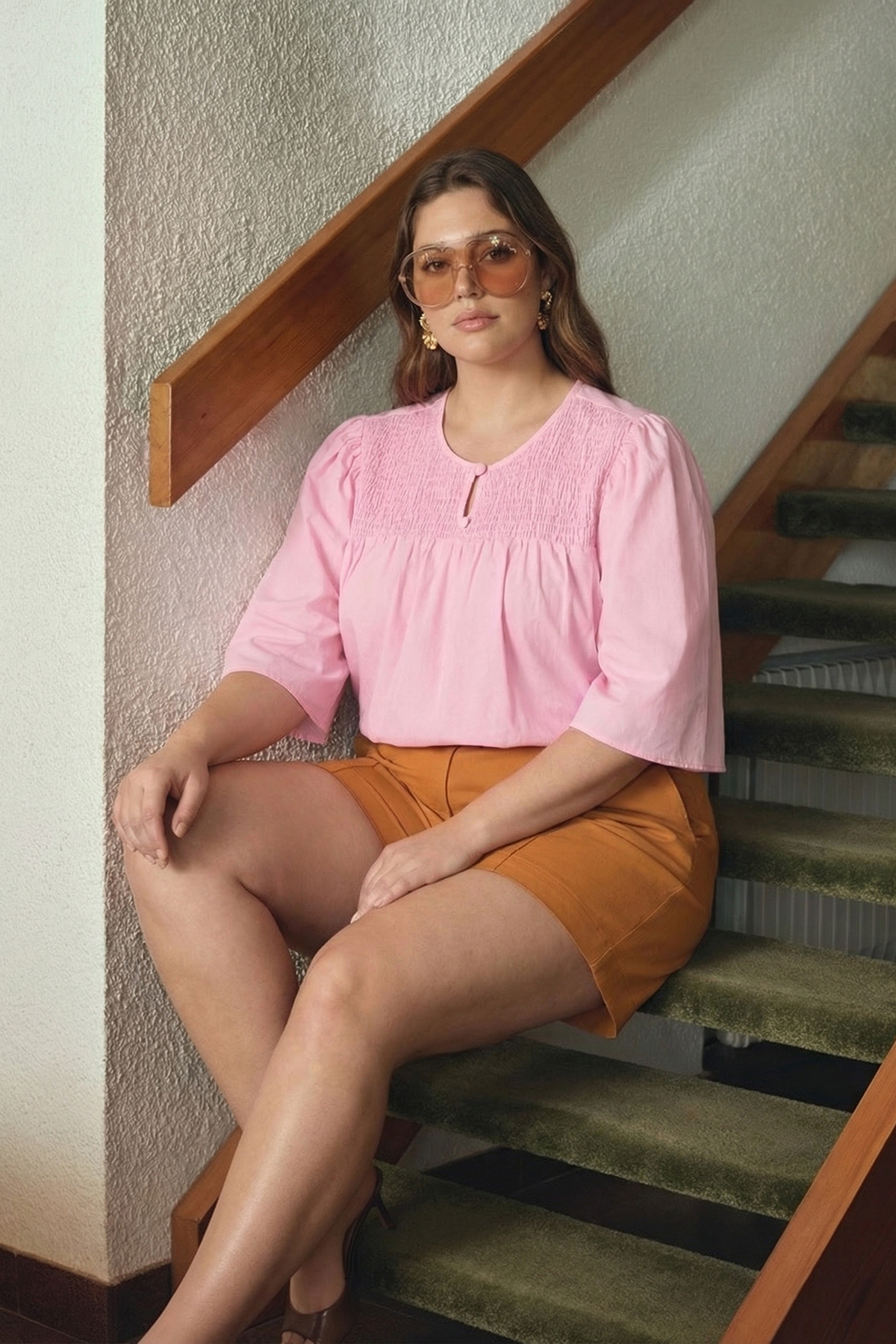 trendyol-curve-womens-pink-flat-short-relaxed