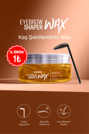 Luis Bien Laminasyon Etkili Kaş Sabitleyici Wax 50 ml – Trichogen & Hint Yağı...
