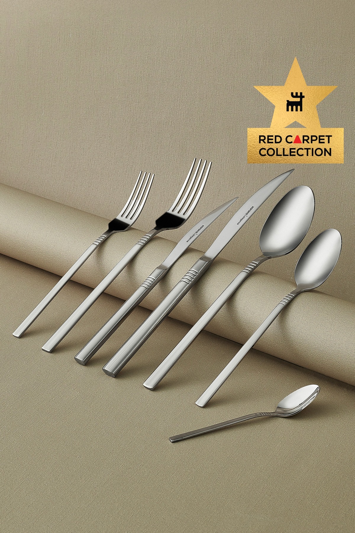 Elegance Nile Platinum 84-Piece Cutlery Set for 12