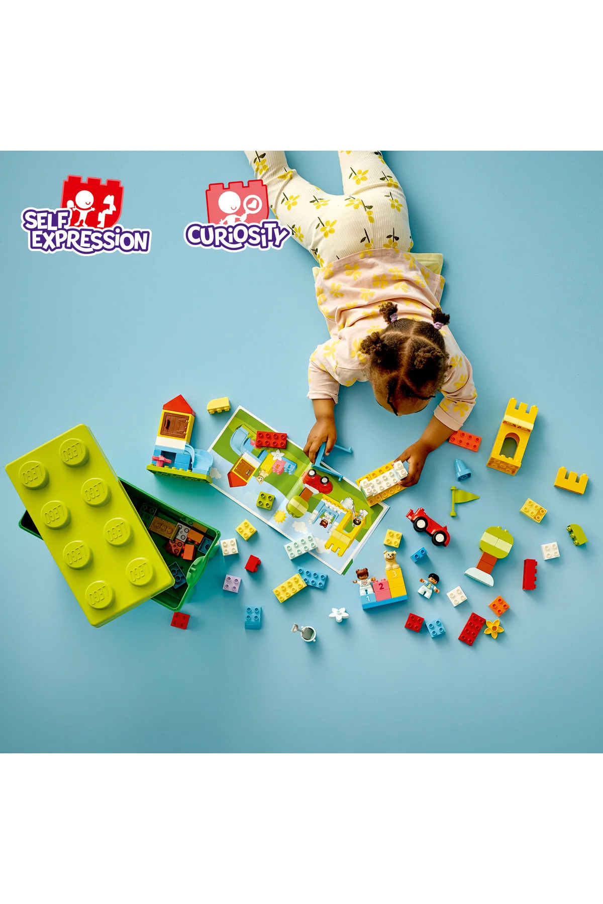 LEGO ® DUPLO Classic Lüks Yapım Parçası Kutusu 10914 - 1.5+ Eğitici Oyuncak Yapım Seti (85 Parça) fotoğrafı 6 (önizleme)