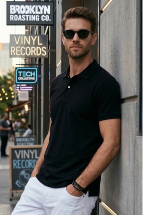 Tudors Erkek Slim Fit Dar Kesim Pamuklu Yumuşak Doku Nefes Alan Kumaş Kıvrılm...