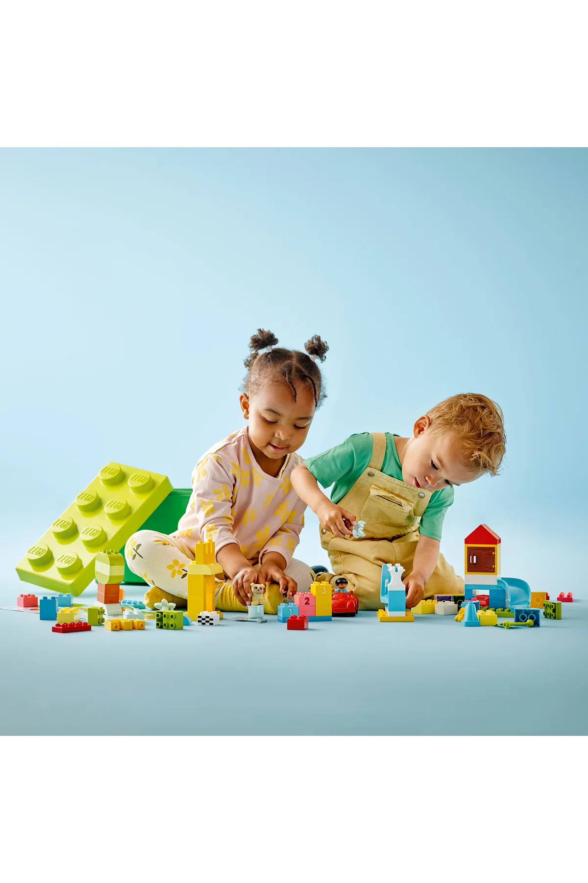 LEGO ® DUPLO Classic Lüks Yapım Parçası Kutusu 10914 - 1.5+ Eğitici Oyuncak Yapım Seti (85 Parça) fotoğrafı 4 (önizleme)