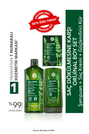 Yves Rocher Saç Dökülmesine Karşı 3'lü Bakım Seti