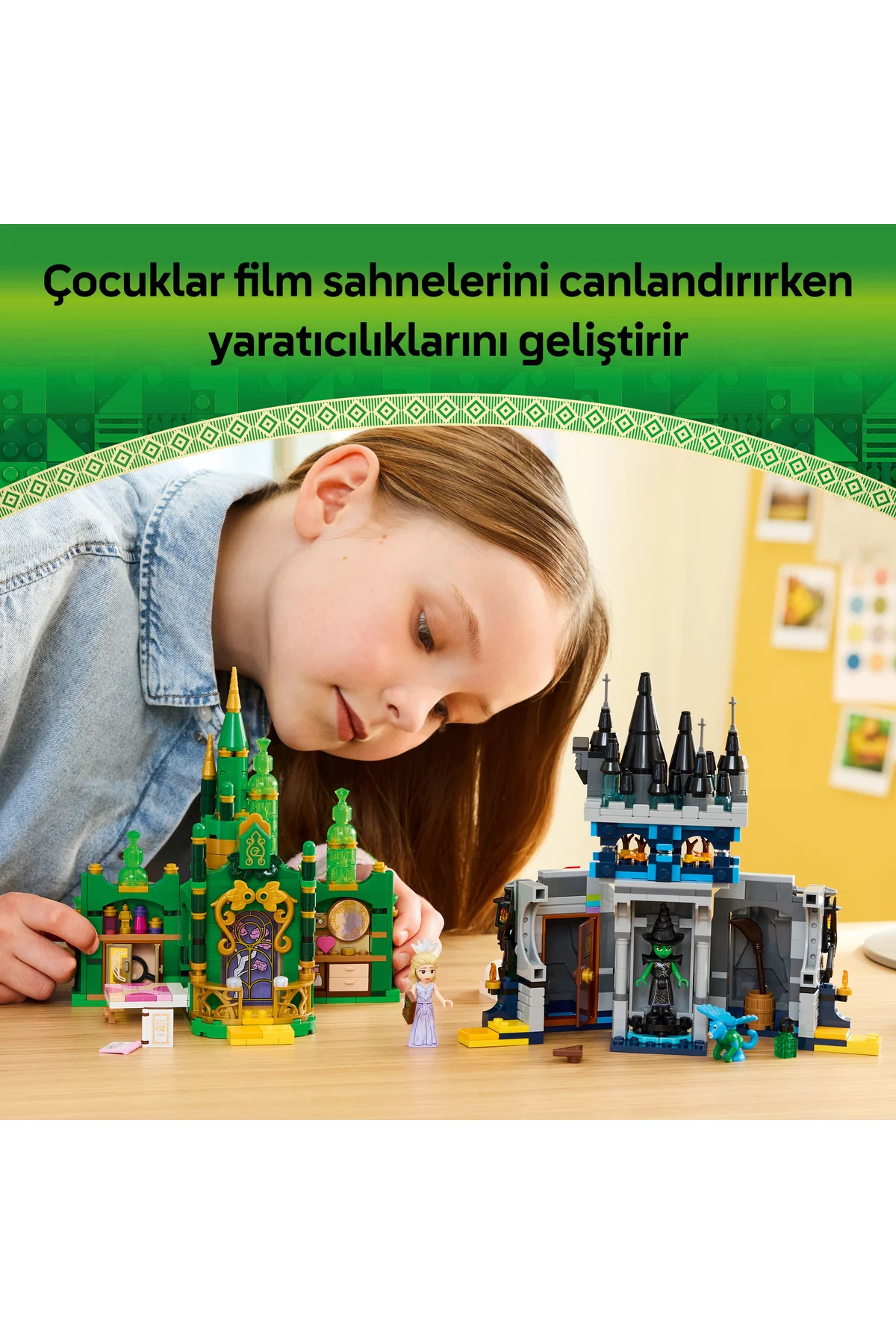 LEGO ® Wicked Emerald City ve Kiamo Ko Kalesi 75689 - 9+ Yaş için Oyuncak Yapım Oyuncağı (860 Parça) fotoğrafı 7 (önizleme)