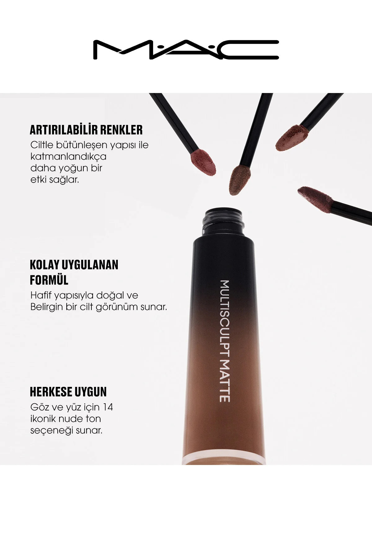 MULTISCULPT MATTE LIQUID COLOUR Çok Amaçlı Likit Mat Kontür ve Göz Farı - Painterly — رنگارنگ 142114 — تصویر 3 از 4