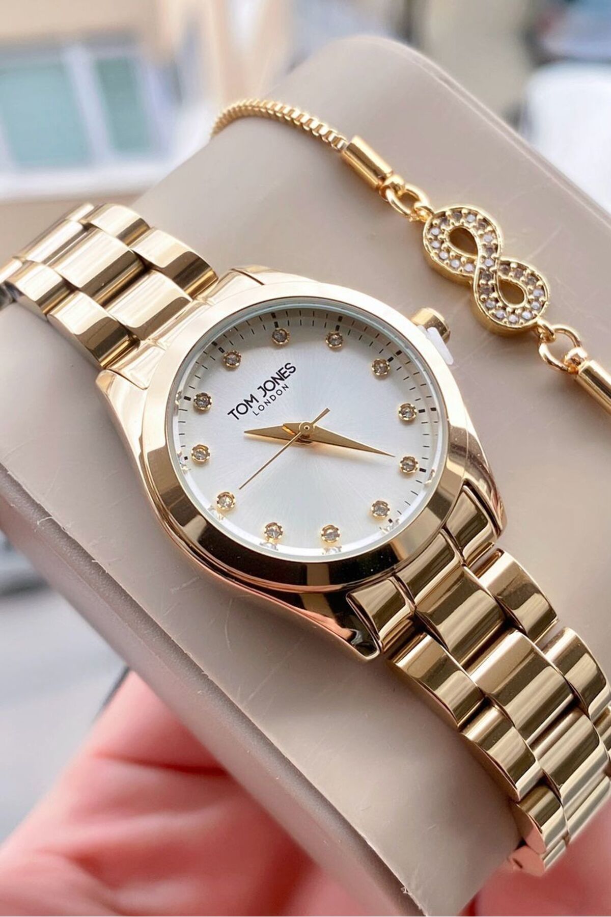 Women's wristwatch original 3atm waterproof steel wristband with 2-year warranty