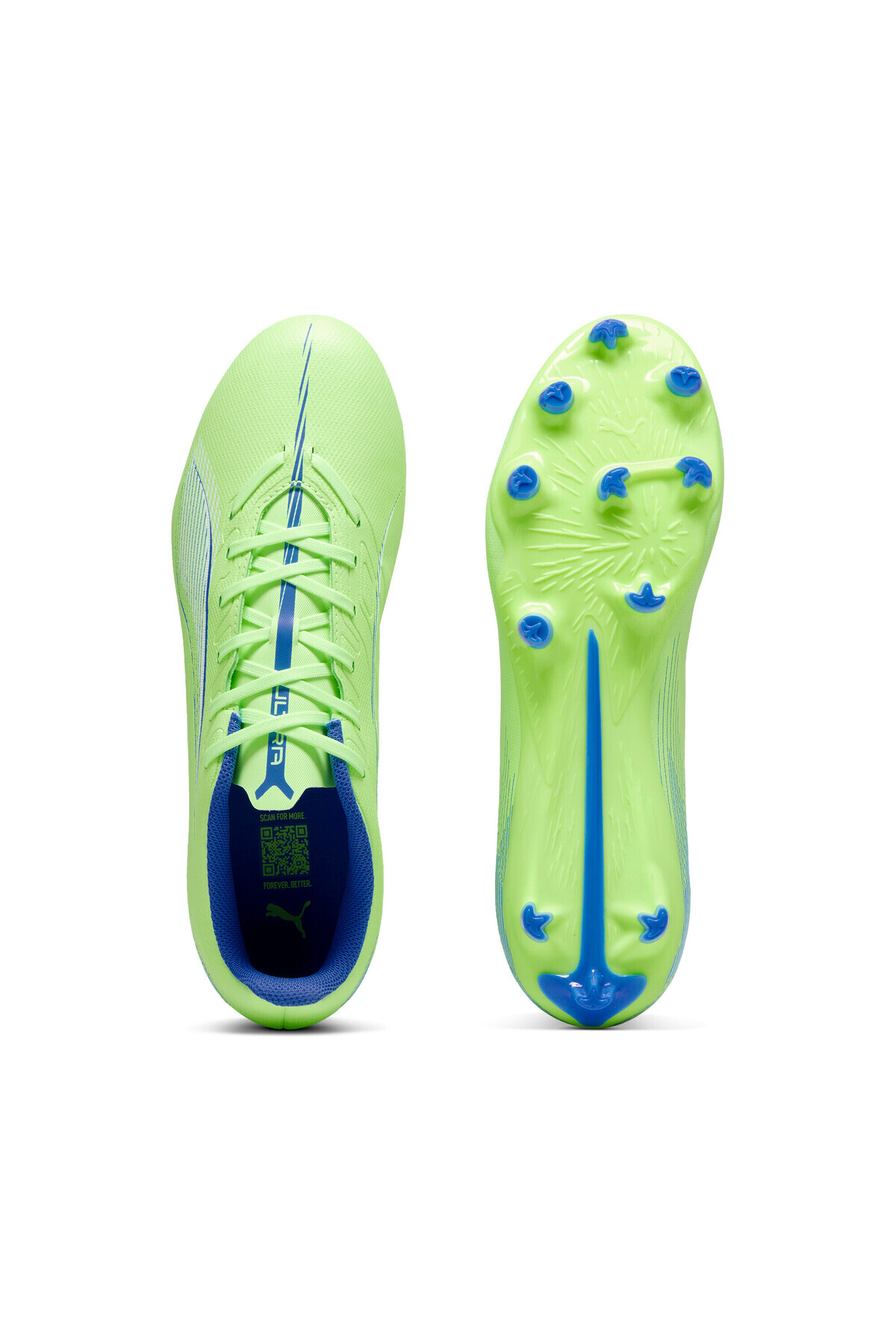 گیره فوتبال مردانه Ultra 5 PLAY FG/AG - زرد Puma پوما اورجینال - تصویر 1