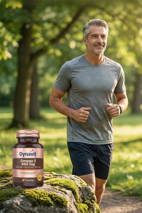 Dynavit Omega 3 950 mg 30 Yumuşak Kapsül - Yüksek EPA & DHA -1400mg Balık Yağ...