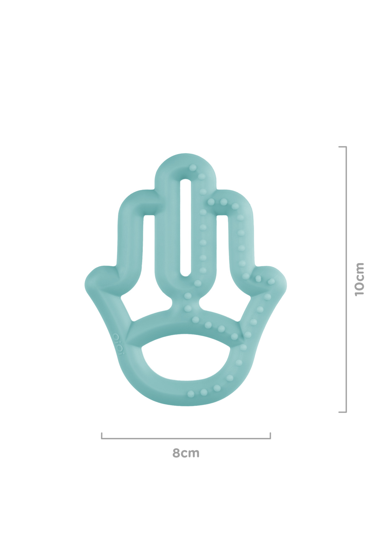 OiOi Silikon Diş Kaşıyıcı Seti - Aqua Green fotoğrafı 2 (önizleme)