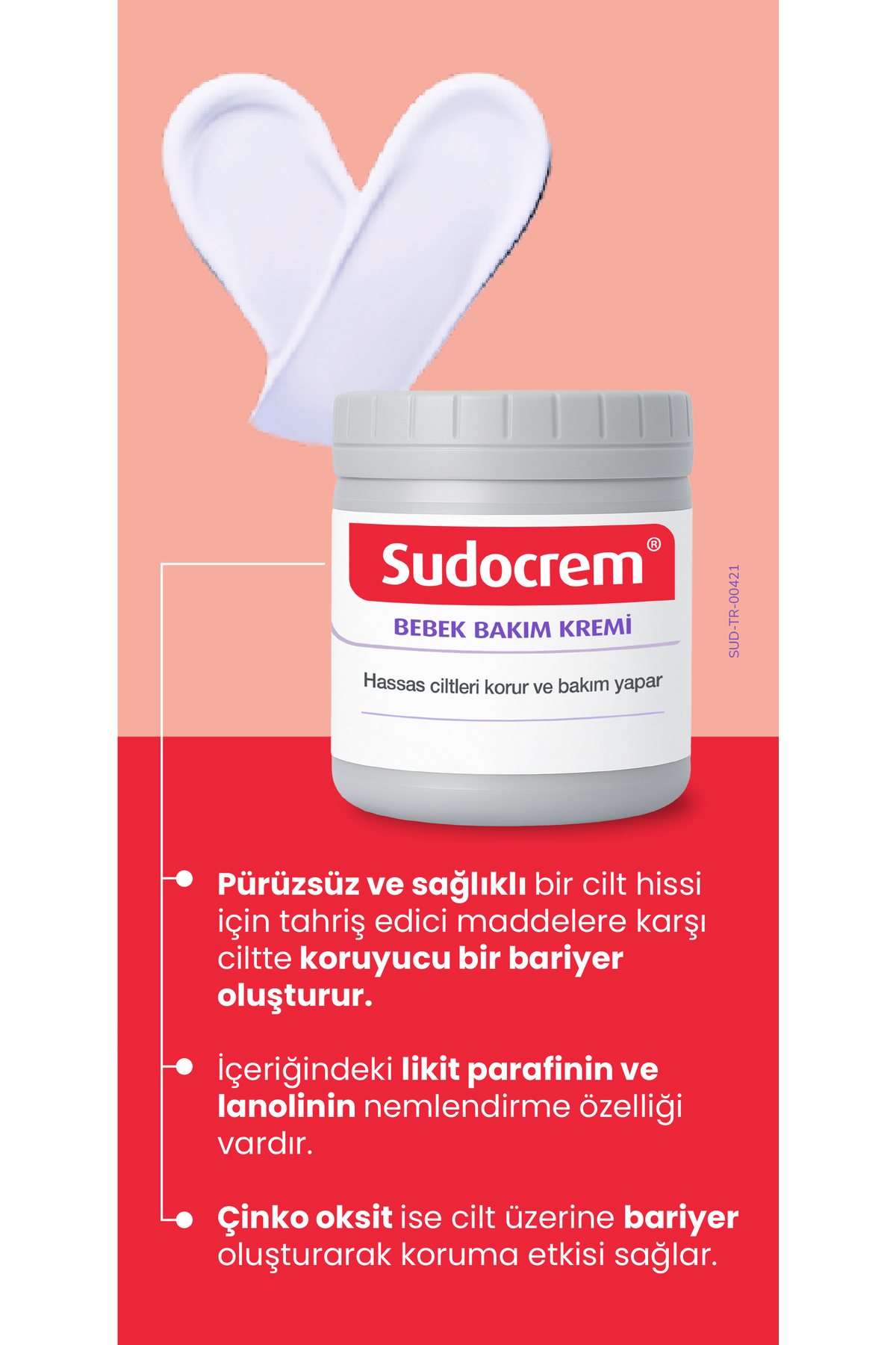 Sudocrem Bebek Bakım Kremi 60g fotoğrafı 3 (önizleme)