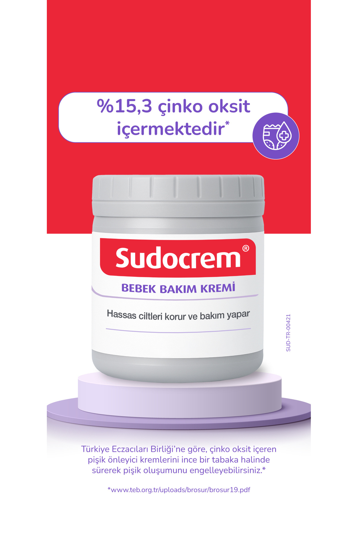 Sudocrem Bebek Bakım Kremi 400g fotoğrafı 4 (önizleme)