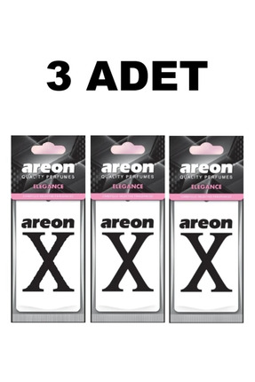 Areon X Beyaz Elegance 3 Adet Kaliteli Araç Kokusu
