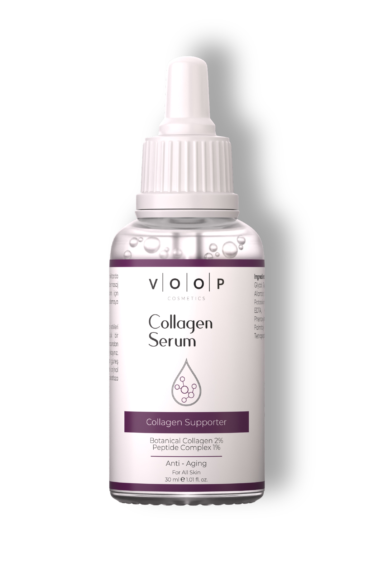 Collagen Serum | Yaşlanma Karşıtı %2 Botanik Collagen %1 Peptit - 30 ml — 502