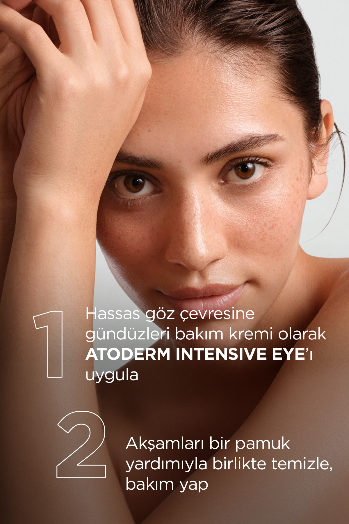 Atoderm Intensive Eye Kuru, Atopi Eğilimli Cilt Hyalüronik Asit İçeren Nemlendirici Göz Kremi 100ml — 10001356 — تصویر 7 از 9