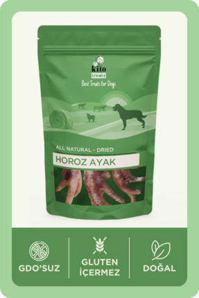kito Horoz Ayak Çiğnemelik Köpek Ödül Maması %100 Doğal, Glutensiz, Organik (...