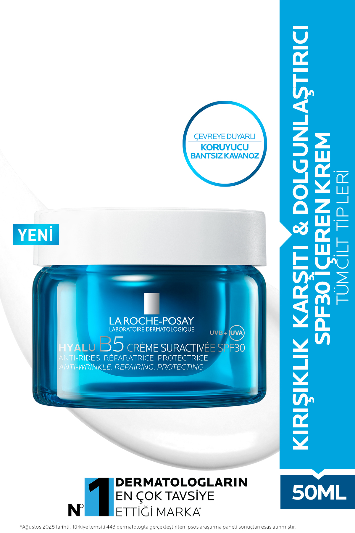 La Roche Posay Tüm Cilt Tipleri İçin Kırışıklık Karşıtı & Dolgunlaştırıcı SPF30 Nemlendirici Krem 50 ml - Fiyatı, Yorumları